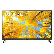 LG Smart TV LG UHD UQ75 I 43 pouces I 4k Processeur IA α5 Gen5 I ThinQ AI I Magic Remote, HDR, WebOS, 43UQ75006LG