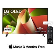 LG Smart TV  LG OLED AI B4 4K, 55 pouces, Télécommande Magique IA Dolby Vision webOS24 2024, OLED55B46LA