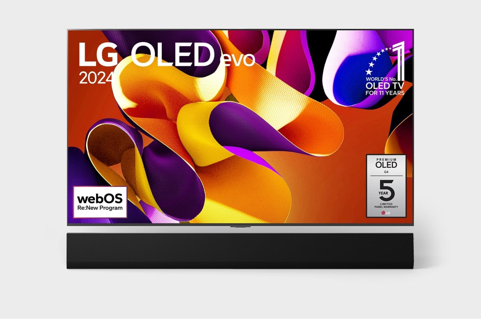 LG Smart TV  LG OLED evo AI G4 4K, 65 pouces, Télécommande Magique IA Dolby Vision webOS24 2024, OLED65G46LA