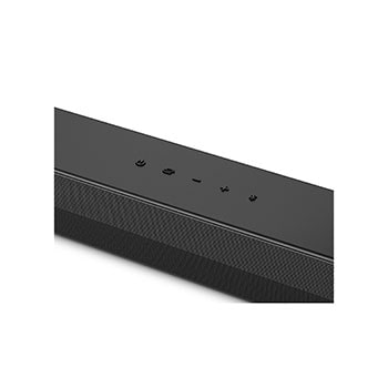 Vue de dessus inclinée du centre de la LG Soundbar S40T