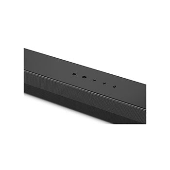 Vue avant du coin latéral de la LG Soundbar S40T