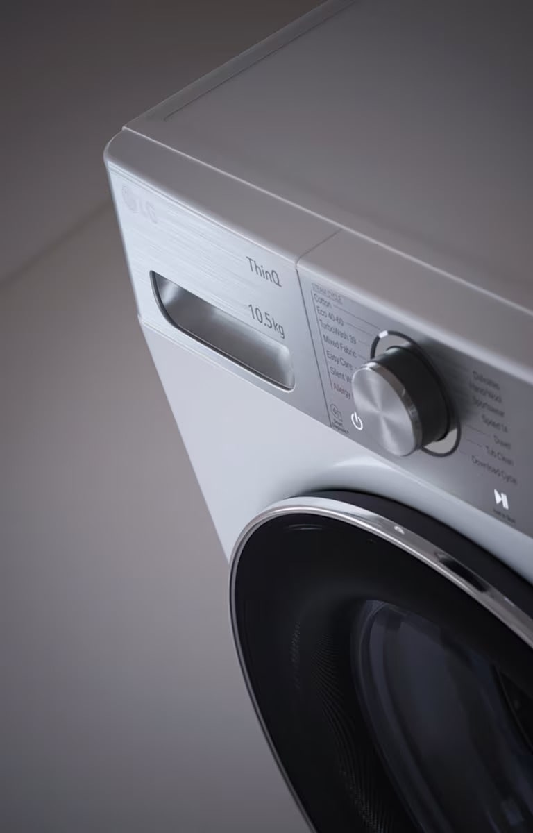 Vidéo montrant l’extérieur d’un lave-linge.