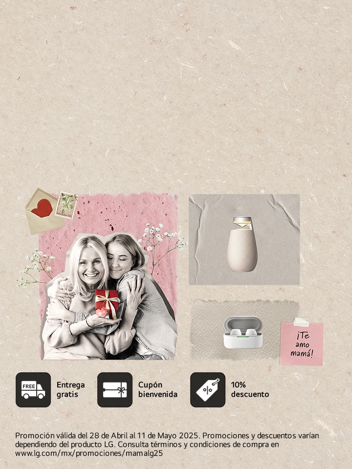 Celebra a mamá y llevate lo mejor que tiene LG para tí