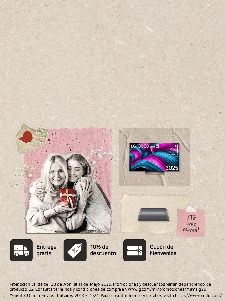 Celebra a mamá y llevate lo mejor que tiene LG para tí