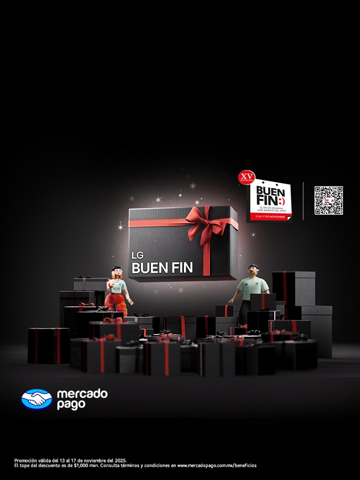 Hasta 10% de descuento por compra mínima de $1,500 MXN usando el cupón BFINMP en el checkout de Mercado Pago