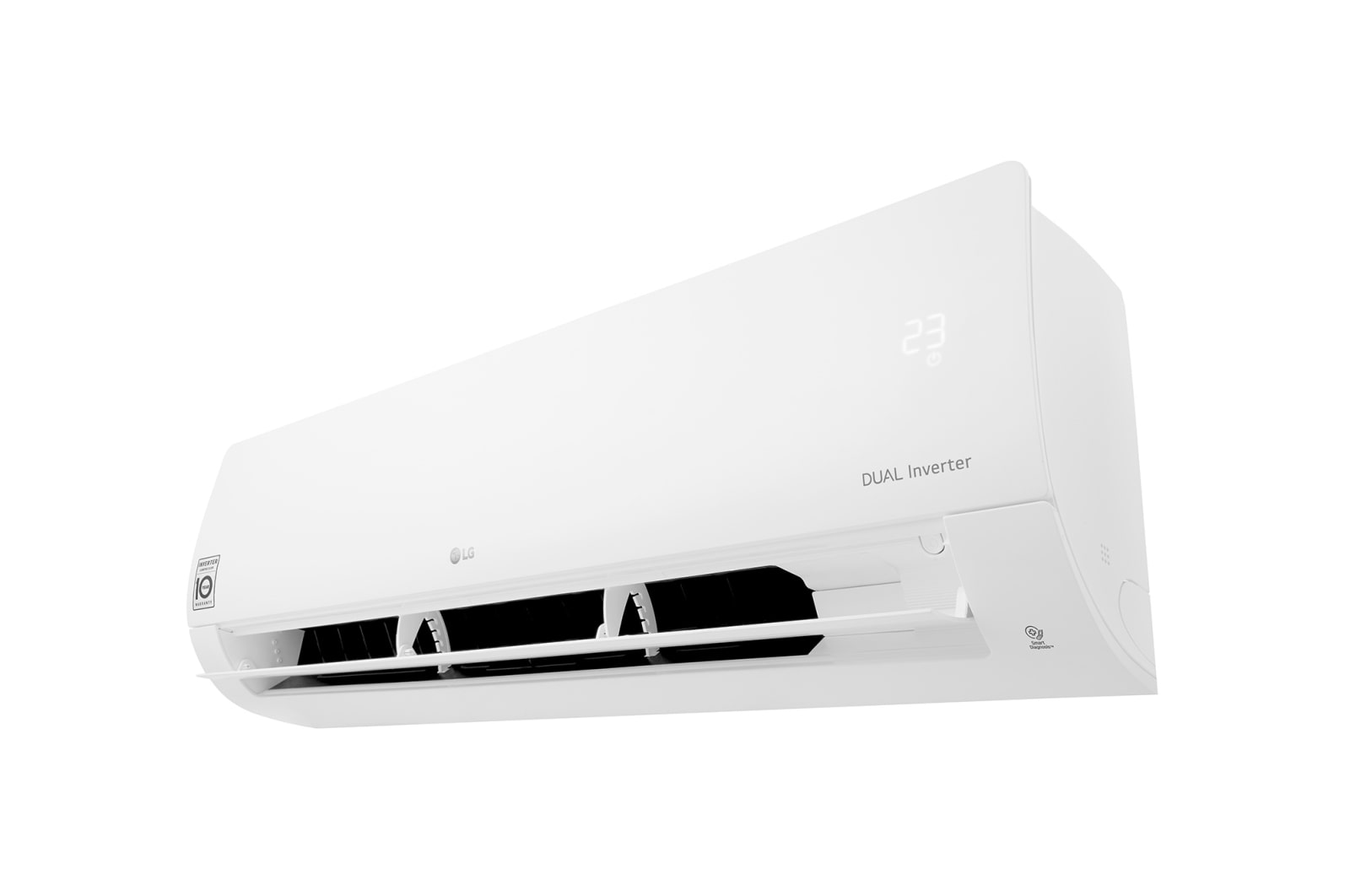 LG Aire Acondicionado LG DUALCOOL Inverter, Enfriamiento, 18,000 BTU/h, Compresor Dual Inverter, Micro Filtro, Funcionamiento silencioso, 10 años de Garantía, VM182C7
