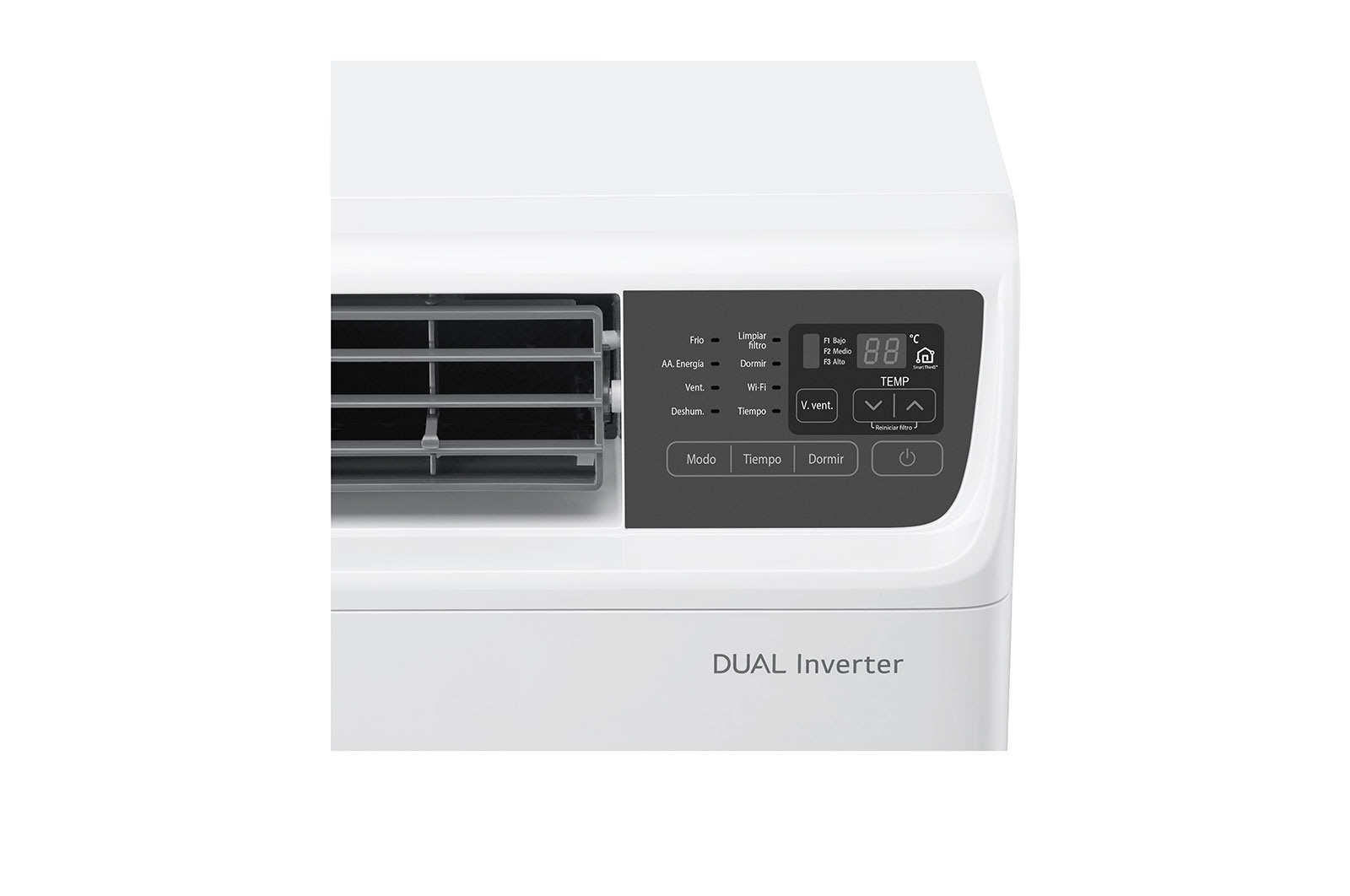 LG Tipo Ventana Inverter, 2 Ton, Frío, (Voltaje 230V / 60HZ), VW222CE