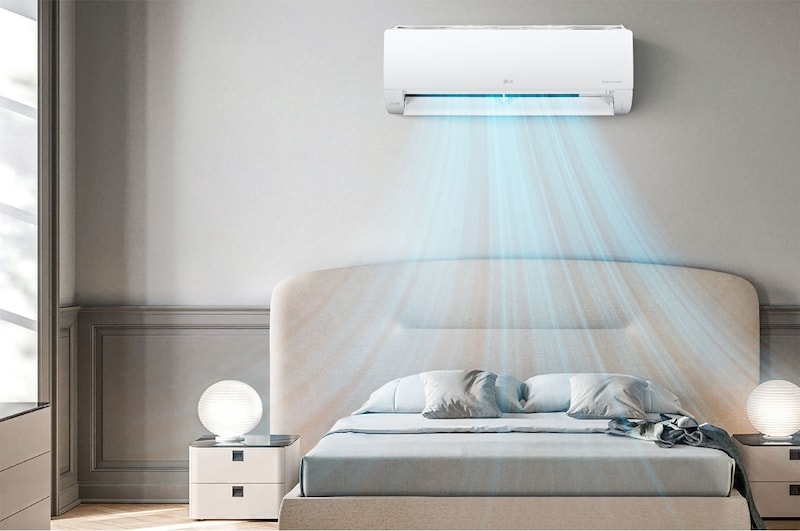 LG DUALCOOL Inverter, 1 Ton, Frío, (Voltaje 115V / 60HZ), VX121C3