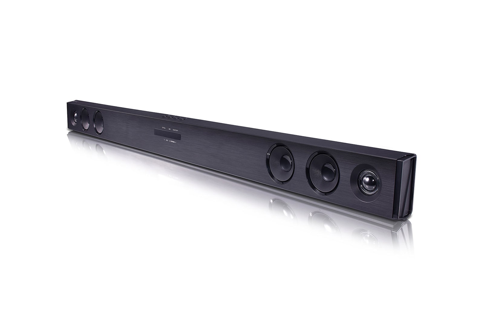 Front view of soundbar