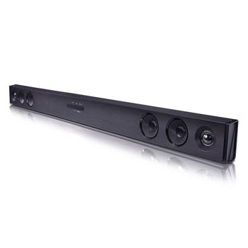 Front view of soundbar
