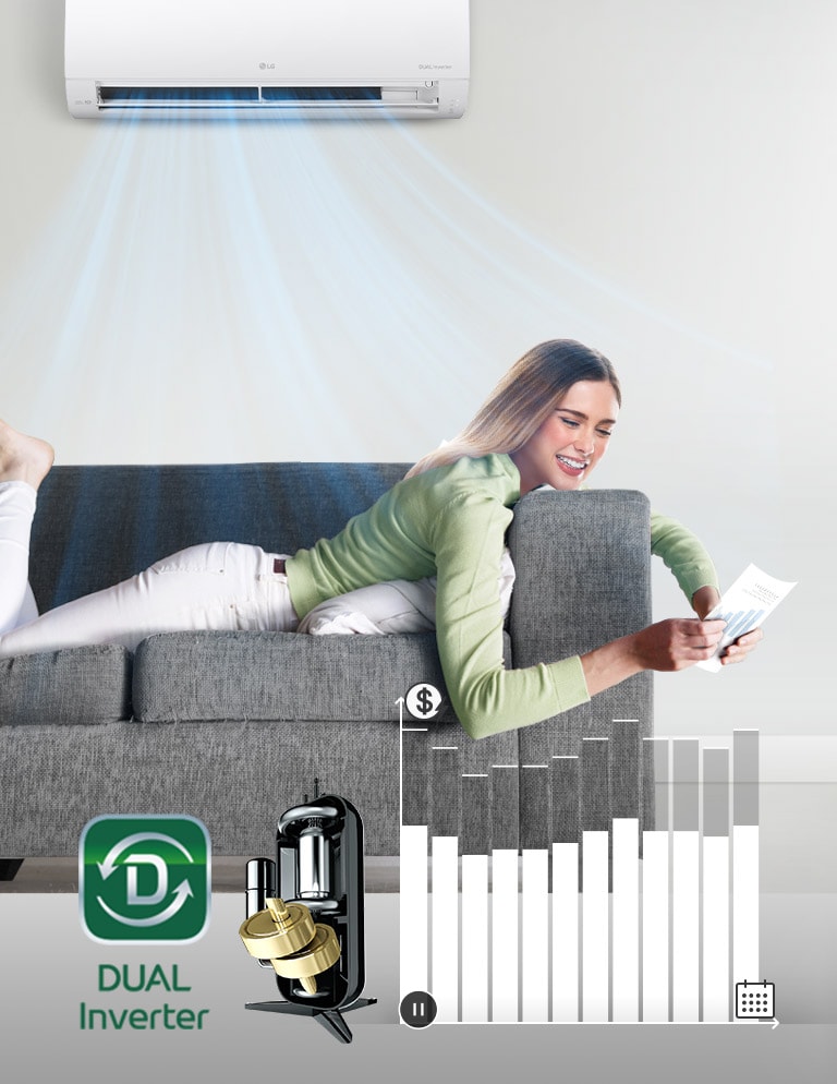 Ahorro de Energía y Enfriamiento Rápido con Tecnología Avanzada para un Ambiente Más Fresco y Eficiente