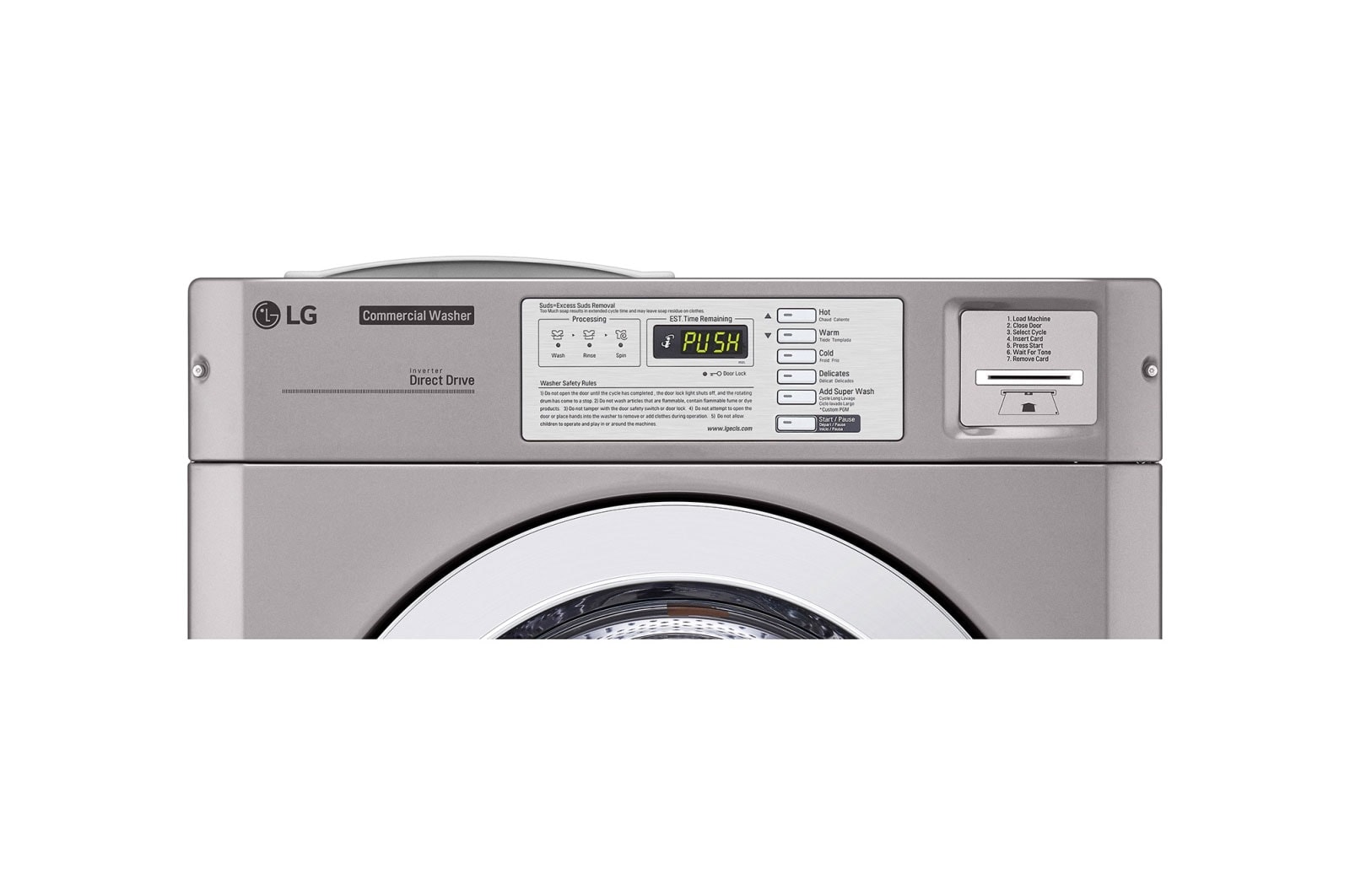 LG Lavadora Stack Lower CARD/OPL 5.2 cu.ft – 147 Lts, FH0C7FD41