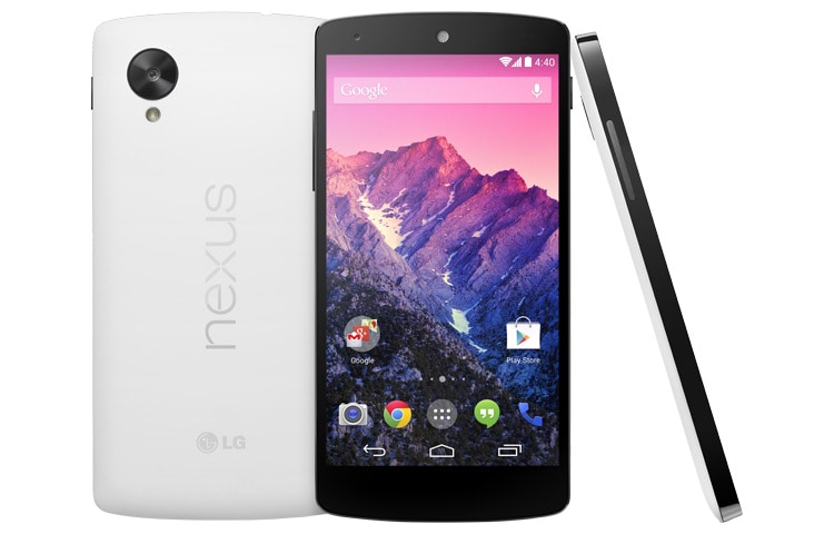 LG El Nexus mas delgado y rapido de todos los tiempos, impulsado por el nuevo AndroidTM 4.4, KitKat®., D820