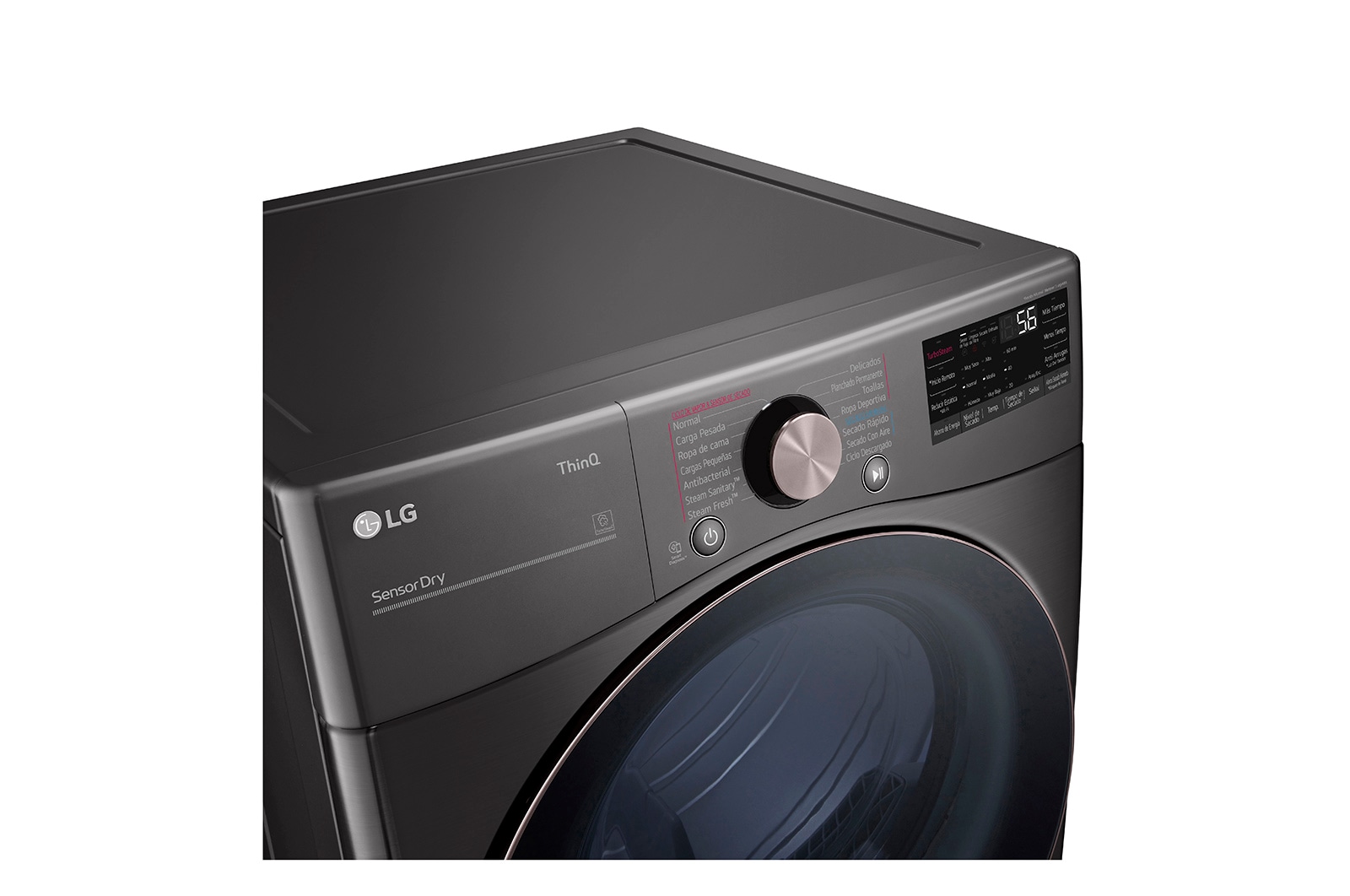 LG Secadora LG Carga Frontal de Gas con Steam Fresh™ 22kg, DF22BV2SGR