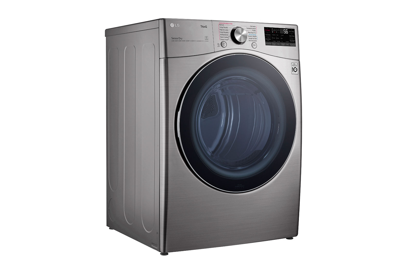 LG Secadora LG Carga Frontal de Gas con Steam Fresh™ 22kg, DF22VV2SR