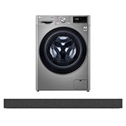 Washing machine + Soundbar front view
