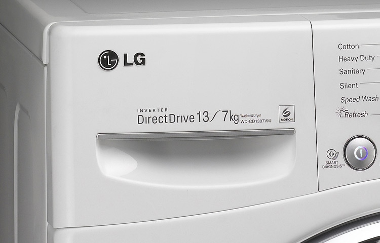LG LAVASECADORA LG 6 MOTION DD™ CARGA FRONTAL, WD1451RD