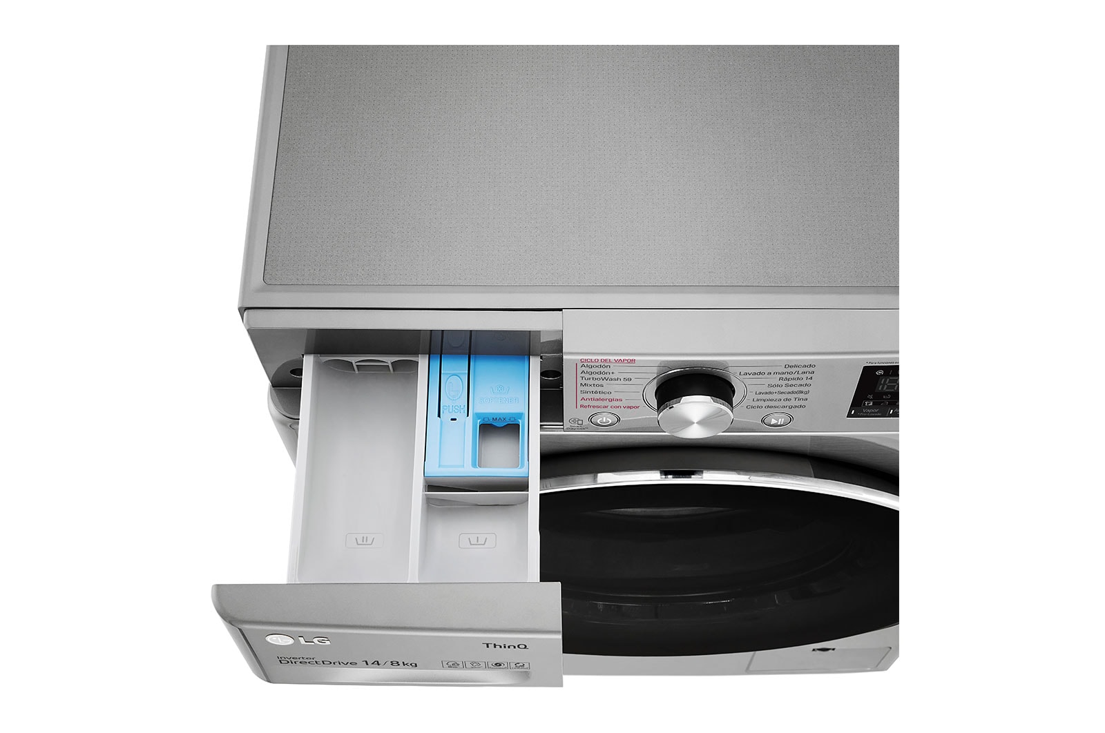 LG Lavasecadora Carga Frontal AI DD™ 14/8 kg, WD14VV3S6C