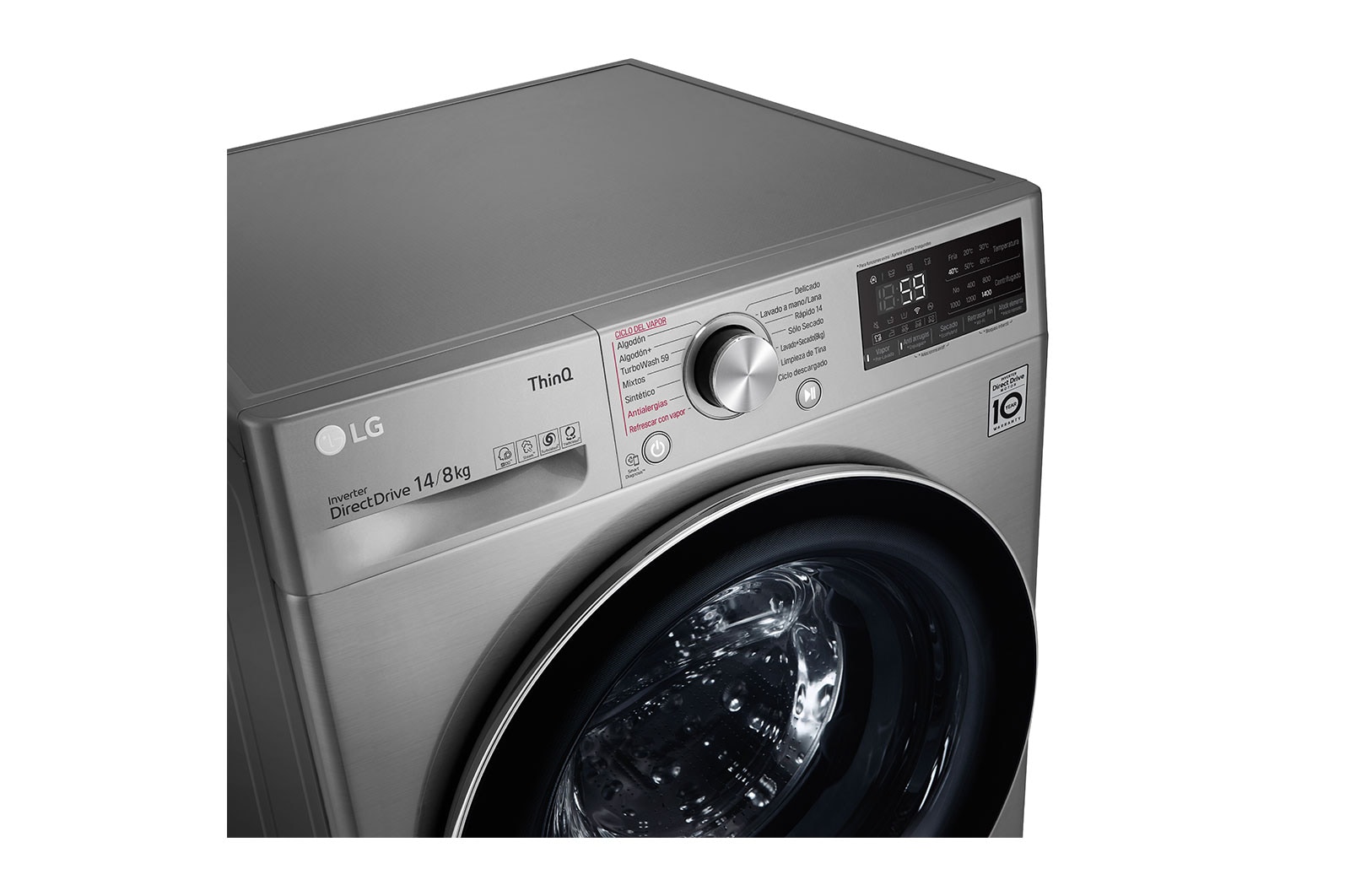 LG Lavasecadora Carga Frontal AI DD™ 14/8 kg, WD14VV3S6C