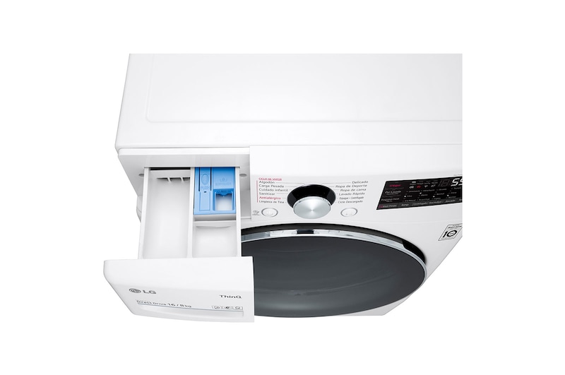 LG Lavasecadora LG Carga Frontal AI DD™ 16Kg/8Kg - Blanco, WD16WG2S6