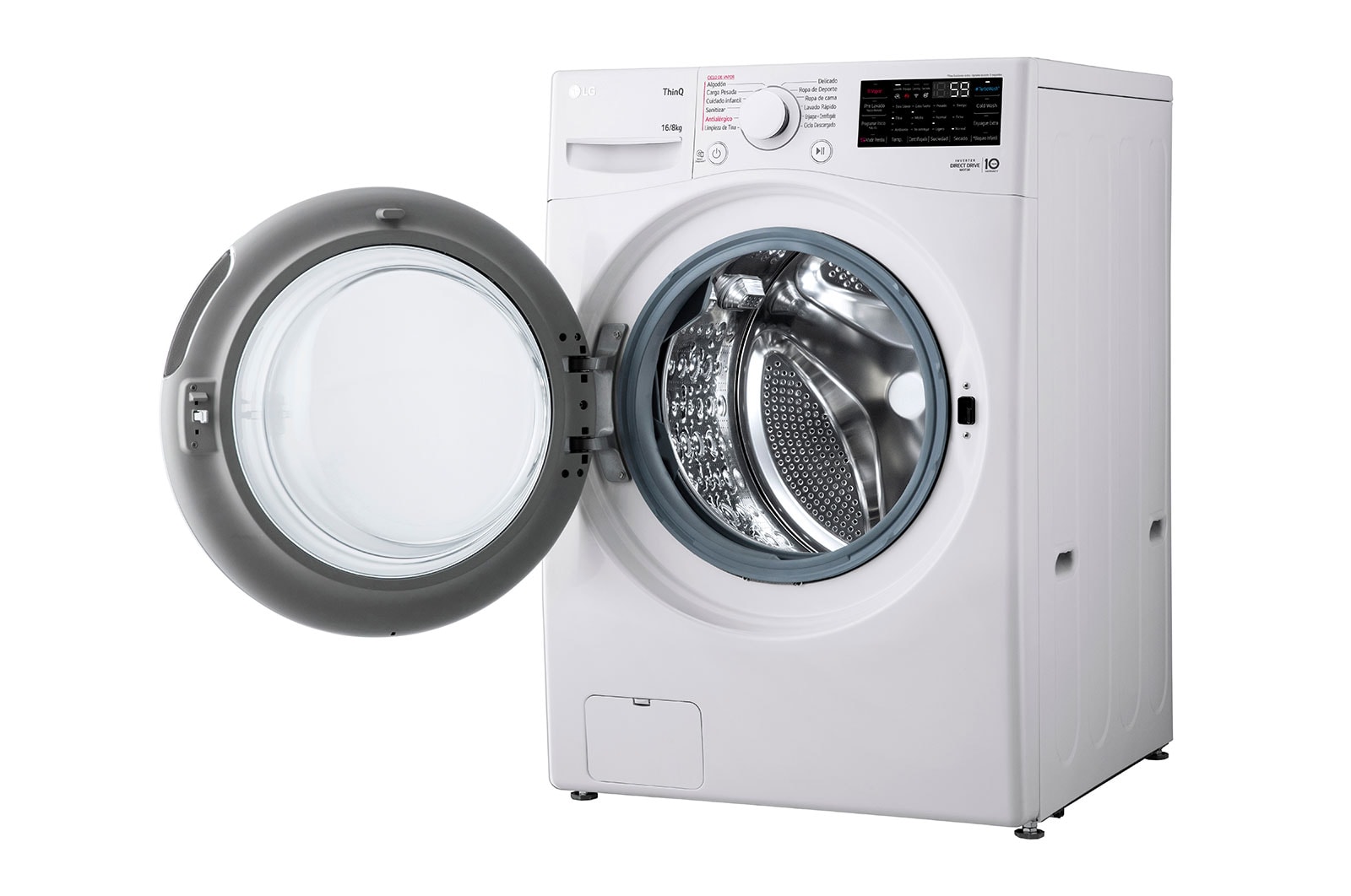 LG Lavasecadora Carga Frontal AI DD™  16Kg/8Kg, WD16WG2S6P