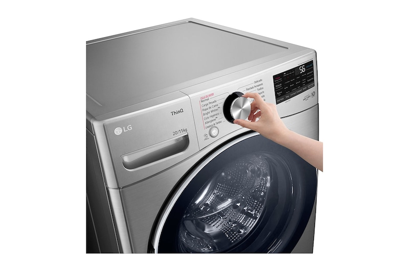 LG Lavasecadora Carga Frontal AI DD™ 20kg/11kg, WD20VV2S6R