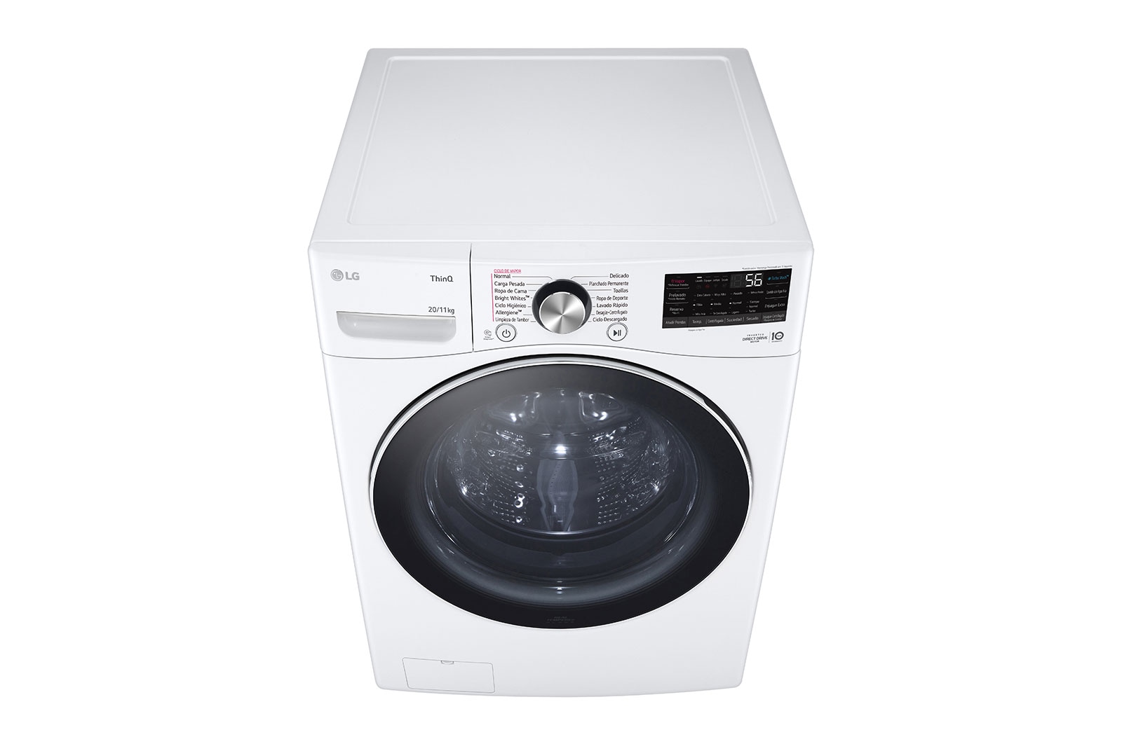 LG Lavasecadora Carga Frontal AI DD™ 20kg/11kg, WD20WV26R