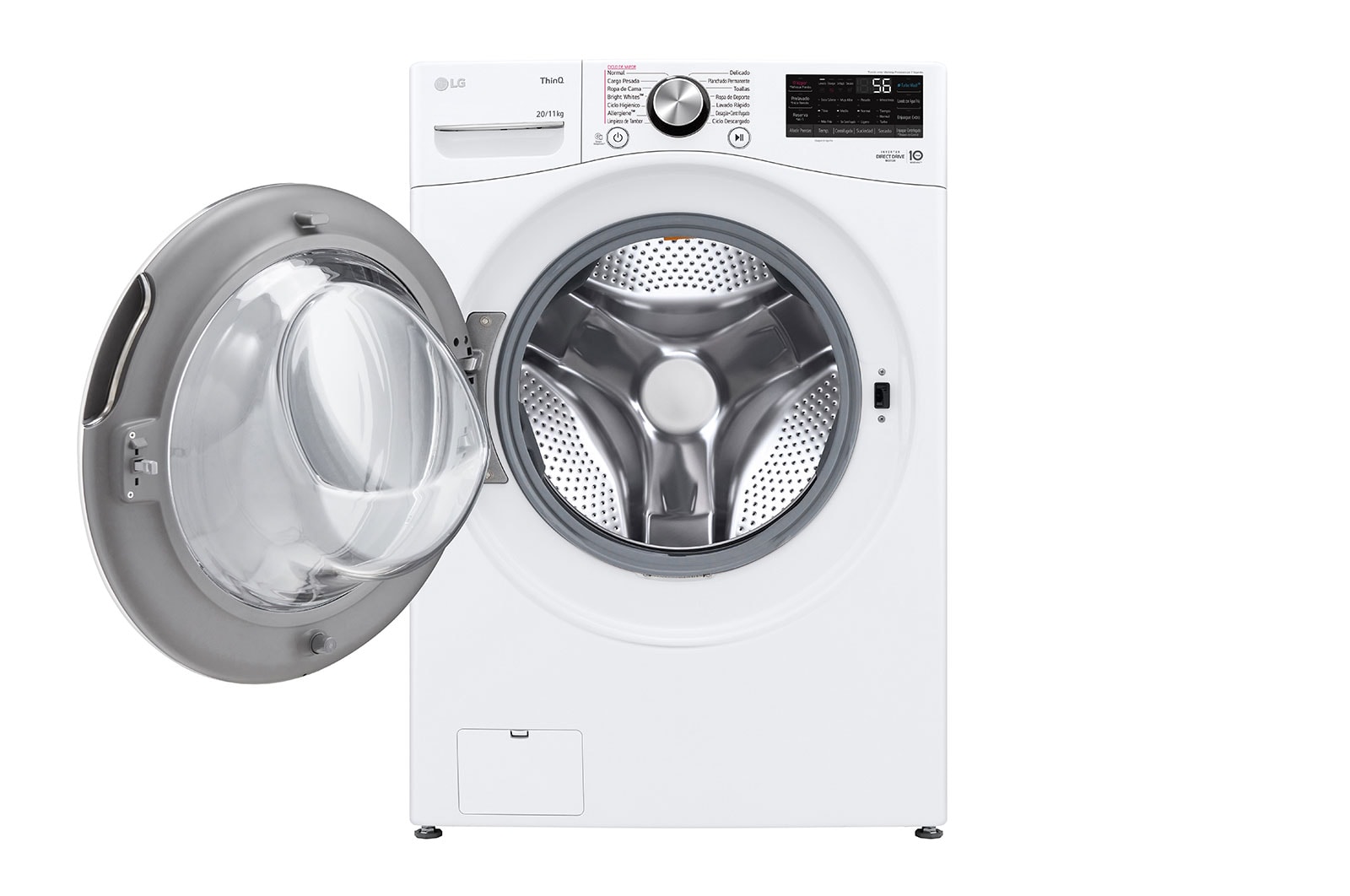 LG Lavasecadora Carga Frontal AI DD™ 20kg/11kg, WD20WV26R