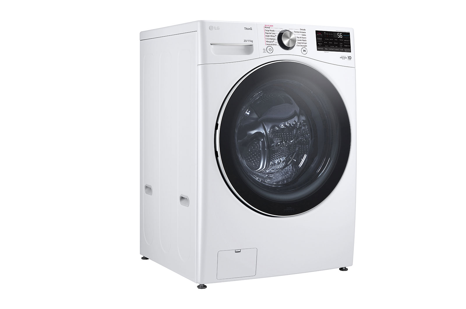 LG Lavasecadora Carga Frontal AI DD™ 20kg/11kg, WD20WV26R