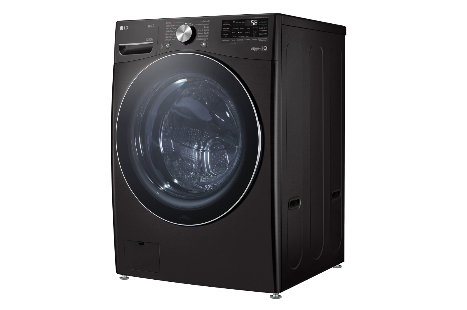 LG Lavasecadora Carga Frontal AI DD™  22Kg/13Kg, WD22BV2S6R