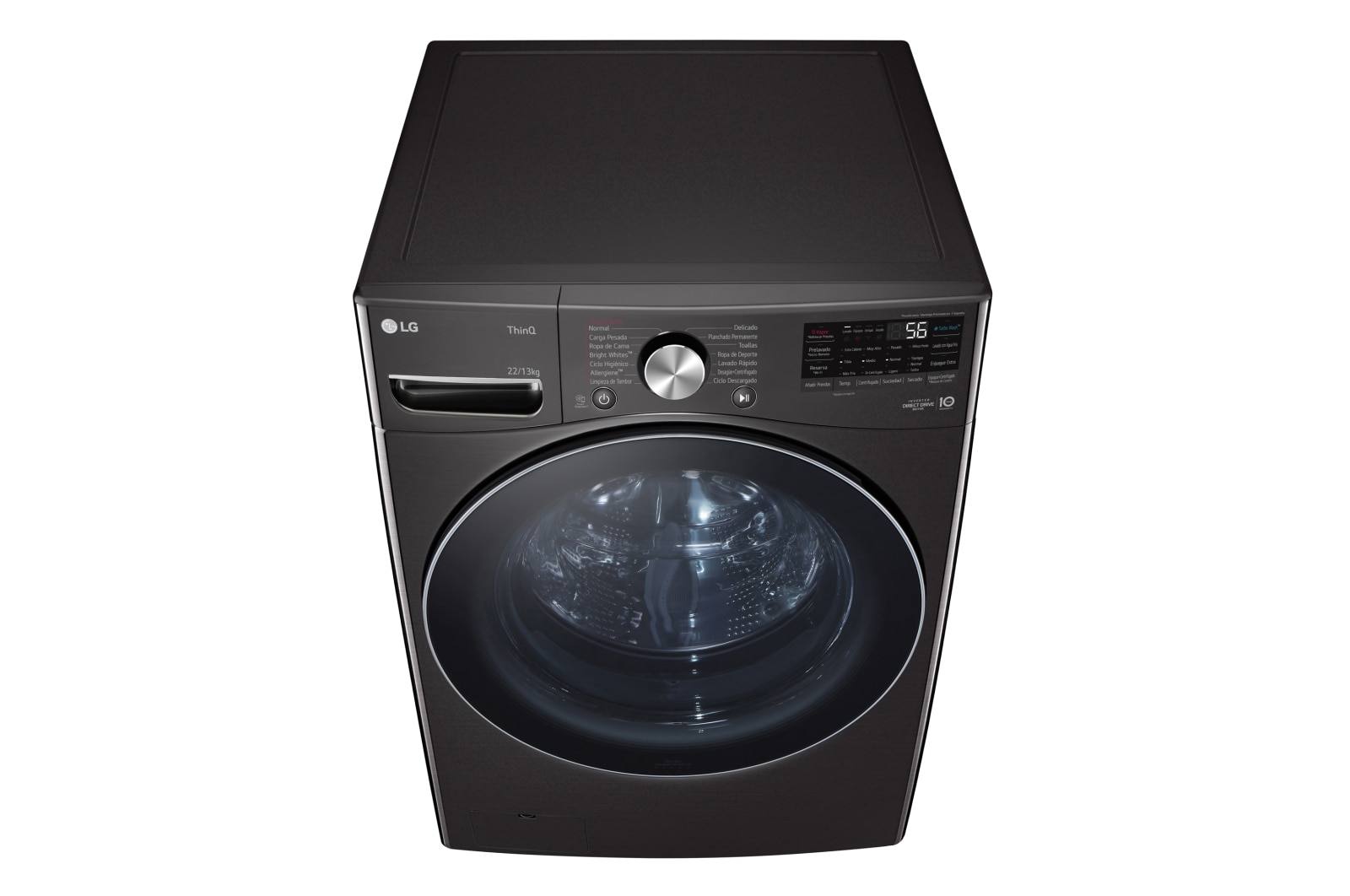 LG Lavasecadora Carga Frontal AI DD™  22Kg/13Kg, WD22BV2S6R