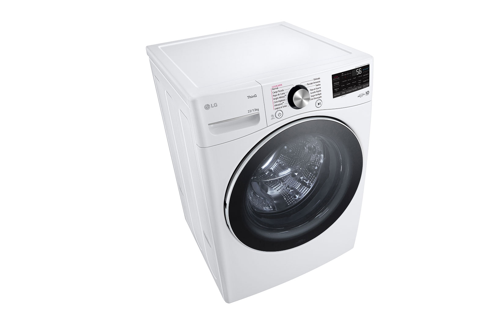 LG Lavasecadora Carga Frontal AI DD™ 22kg /13kg, WD22WV26R