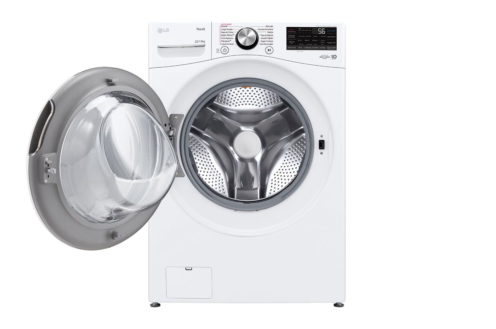 LG Lavasecadora Carga Frontal AI DD™ 22kg /13kg, WD22WV26R