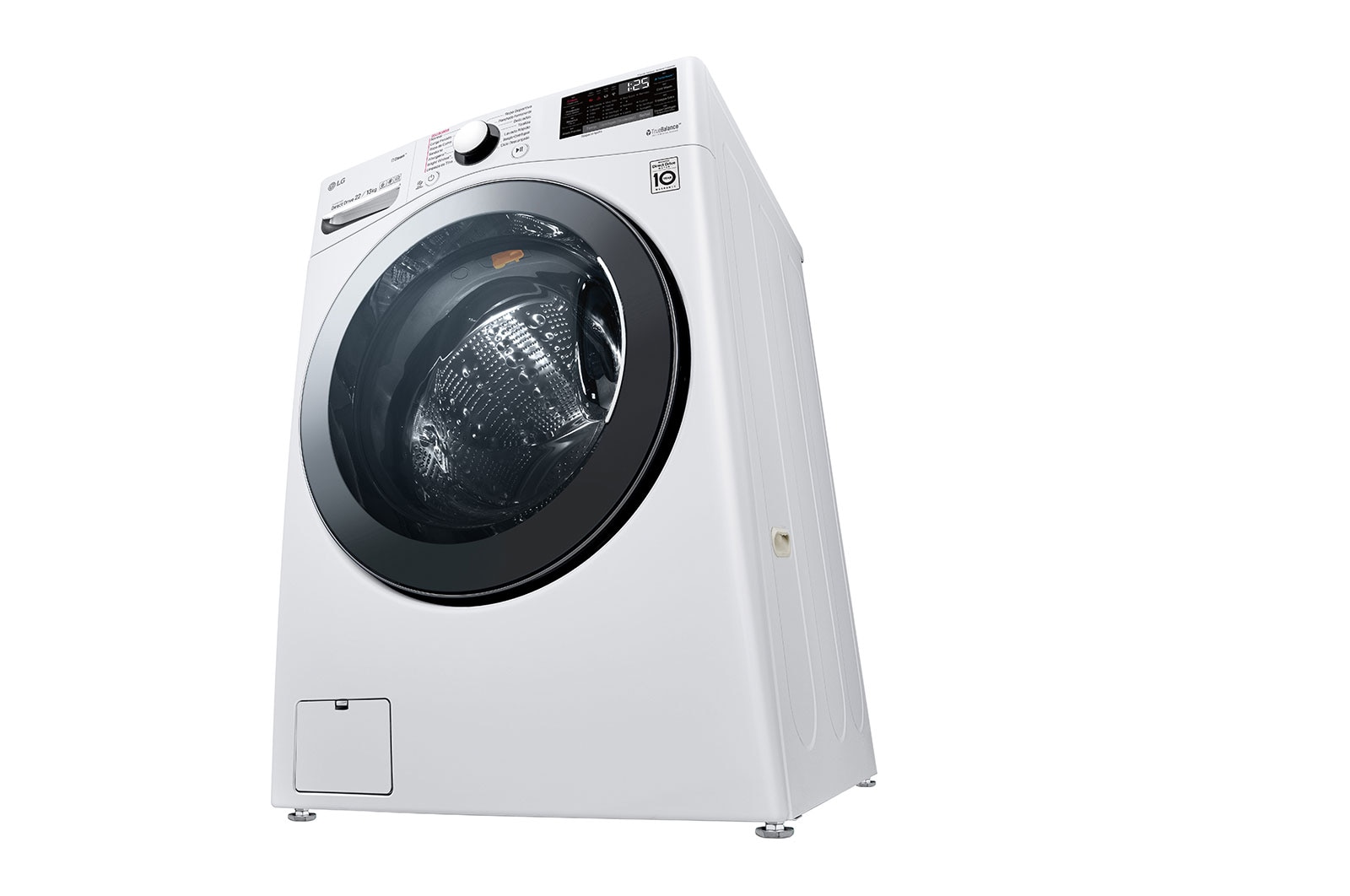 LG Lavasecadora Carga Frontal Inteligente 6 Motion DD con Motor Inverter Direct Drive, 22Kg/13Kg color Blanca con Conectividad LG ThinQ, WD22WV2S6