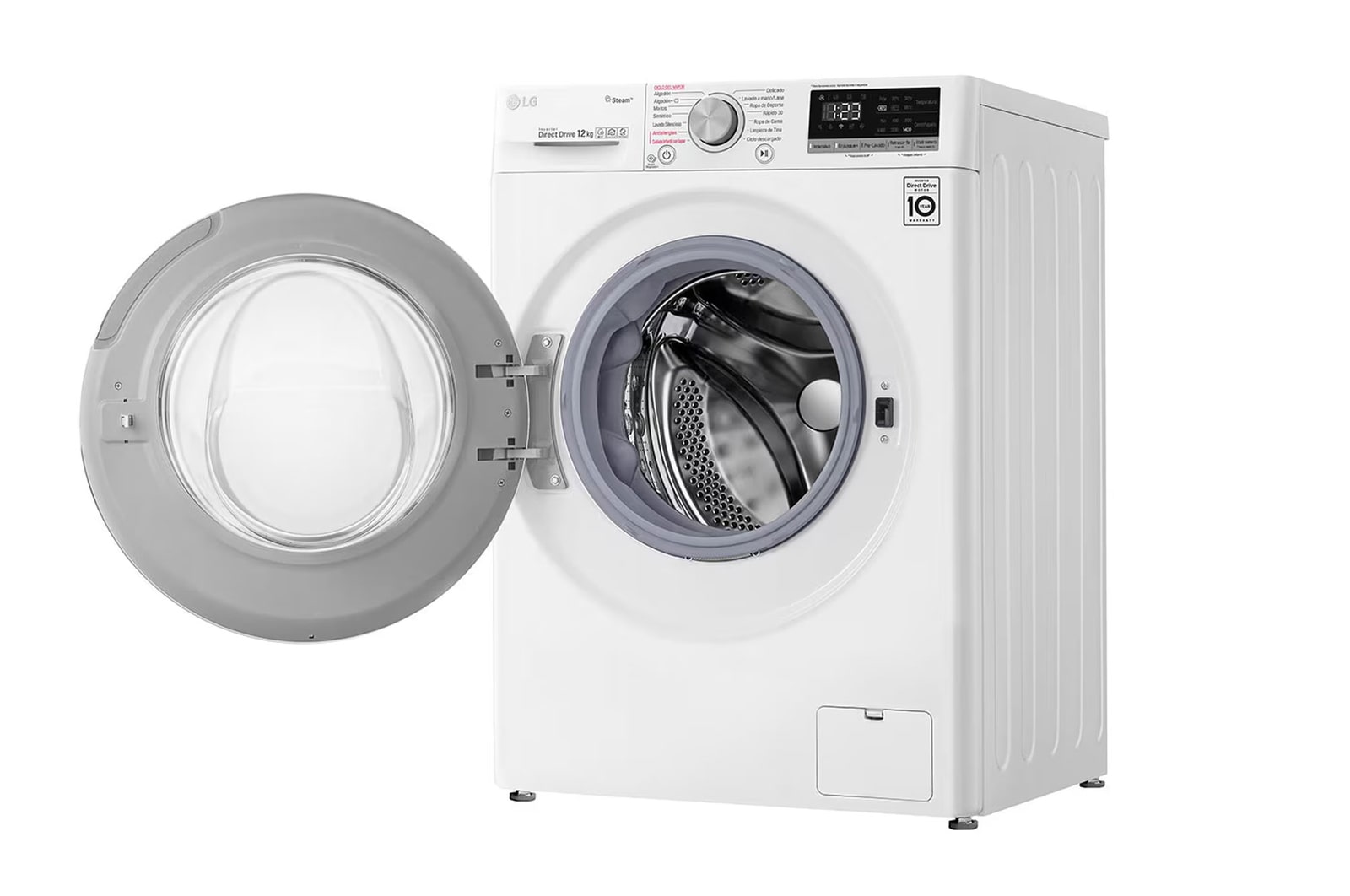 side view with open door