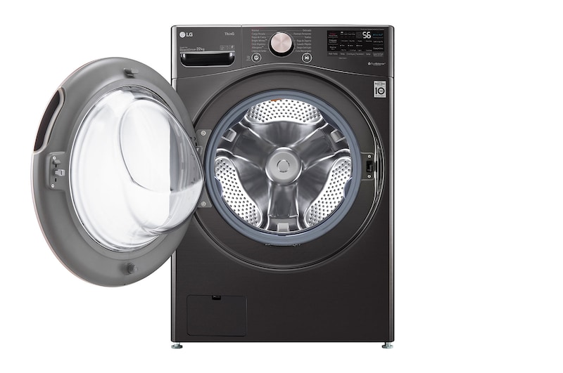 LG Lavadora LG Carga Frontal AI DD™ 22kg, WM22BV2S6GR