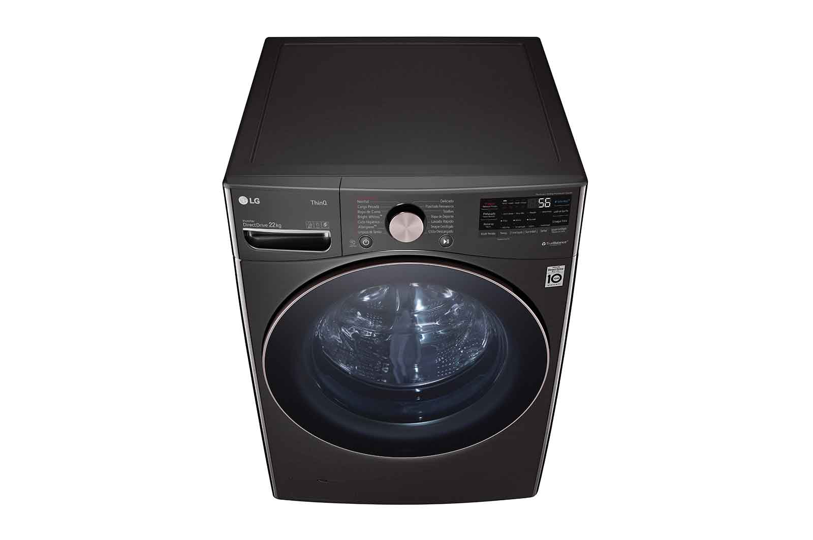 LG Lavadora LG Carga Frontal AI DD™ 22kg, WM22BV2S6GR