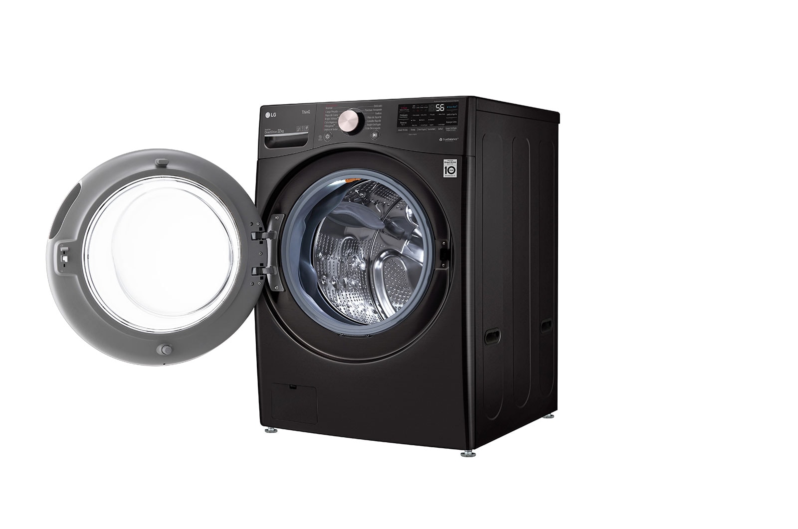 LG Lavadora LG Carga Frontal AI DD™ 22kg, WM22BV2S6GR