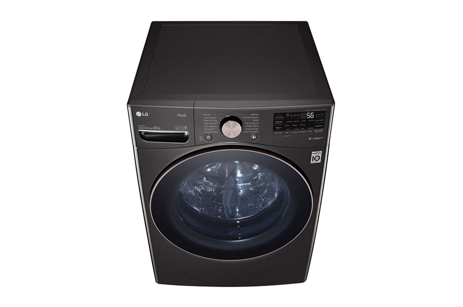 LG Lavadora LG Carga Frontal AI DD™  22kg, WM22BV2S6R