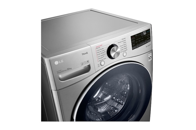LG Lavadora LG Carga Frontal AI DD™ 22kg, WM22VV2S6R
