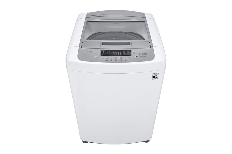 LG Lavadora LG Carga Superior Smart Inverter con LG TurboDrum 17 Kg - Blanco, WT17WPBK