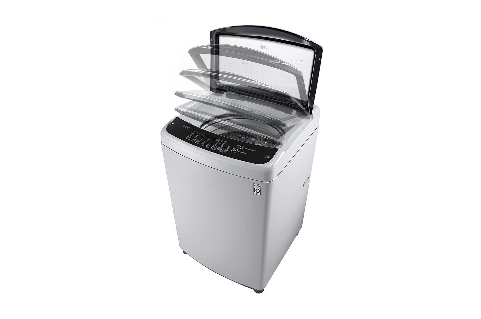 LG Lavadora Carga Superior 3 Smart Motion con Motor Smart Inverter 18 Kg color Gris plata, WT18SSB