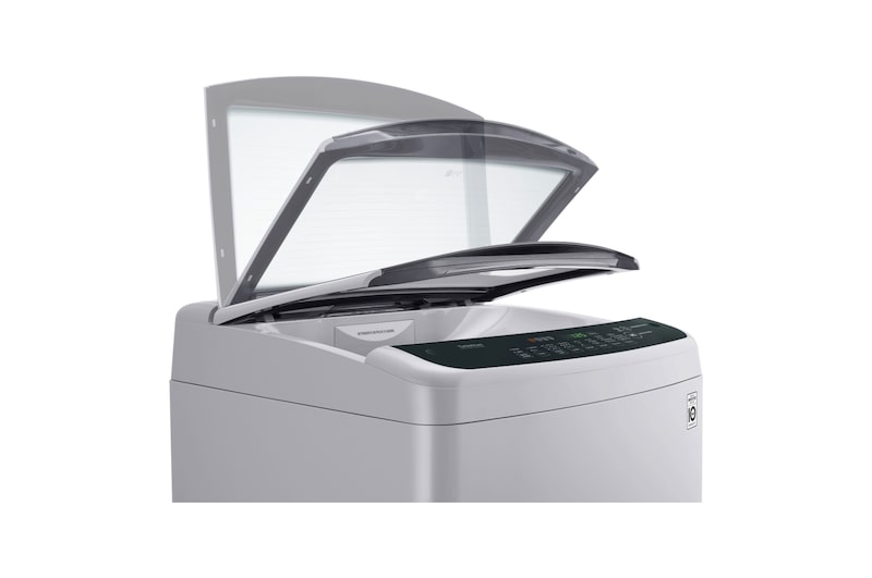 LG Lavadora Carga Superior 3 Smart Motion con Motor Smart Inverter 19 Kg color Gris plata, WT19DSBP