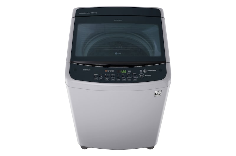 LG Lavadora Carga Superior 3 Smart Motion con Motor Smart Inverter 19 Kg color Gris plata, WT19DSBP