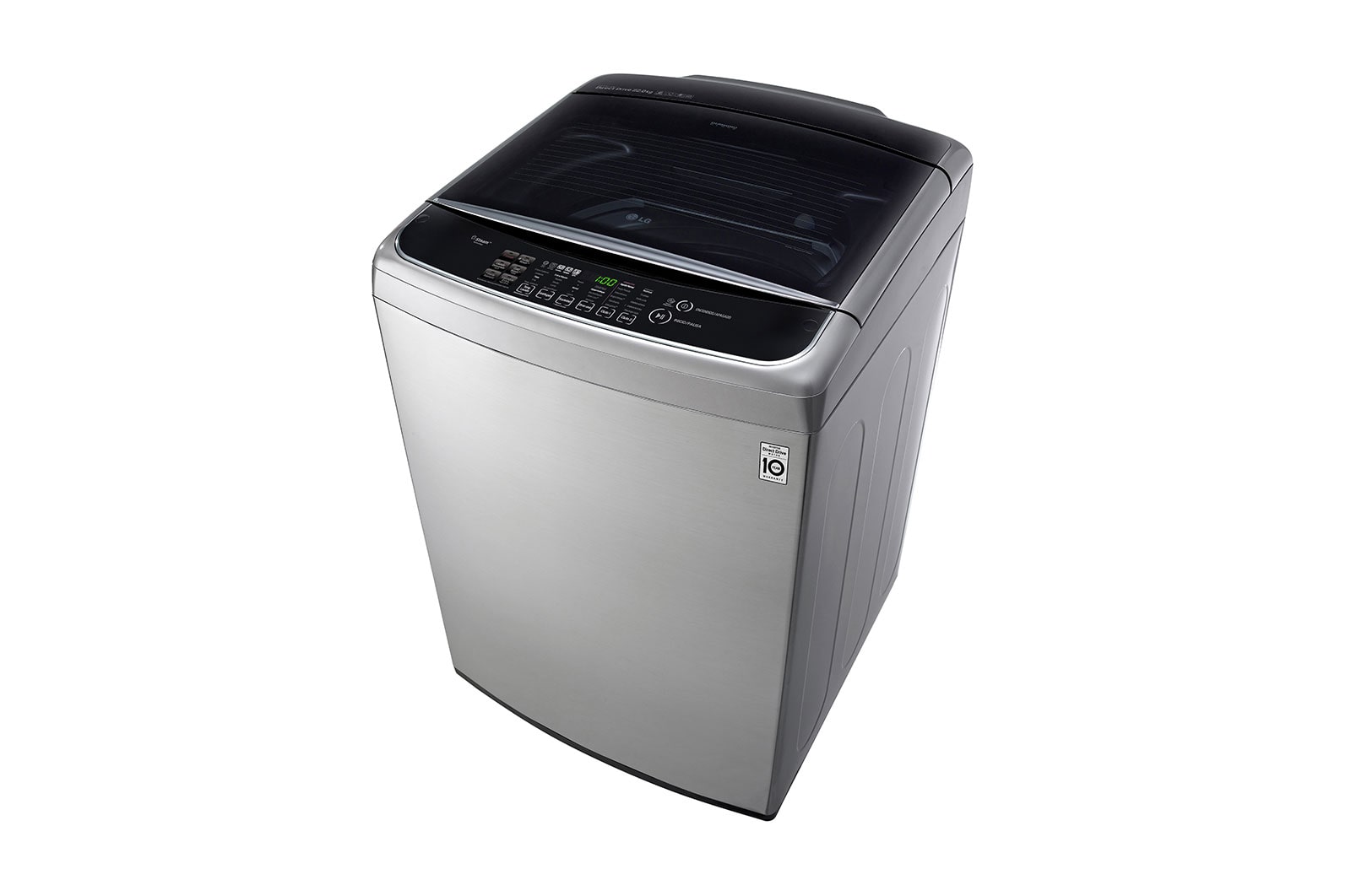 LG Lavadora Carga Superior Inteligente TurboWash3D con Motor Inverter Direct Drive con conectividad ThinQ™ 22 Kg color Acero, WT22VSS6H