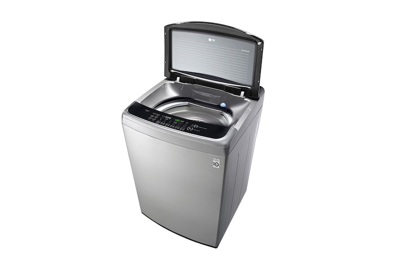 LG Lavadora Carga Superior Inteligente TurboWash3D con Motor Inverter Direct Drive con conectividad ThinQ™ 22 Kg color Acero, WT22VSS6H