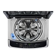 LG Lavadora Carga Superior Inteligente TurboWash3D con Motor Inverter Direct Drive con conectividad ThinQ™ 22 Kg color Acero, WT22VSS6H