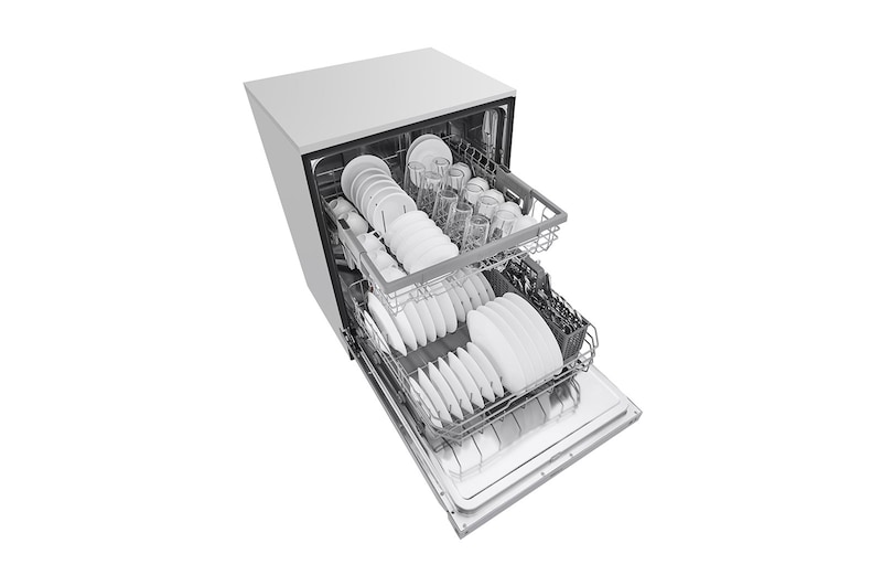 LG Lavavajillas LG QuadWash™ LGThinQ™ WiFi de Empotre, LDF5545ST