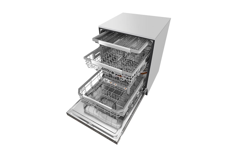 LG Lavavajillas LG QuadWash™ TrueSteam™ con LGThinQ™ WiFi de Empotre, LDP7708BD