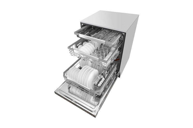 LG Lavavajillas LG QuadWash™ TrueSteam™ con LGThinQ™ WiFi de Empotre, LDP7708BD